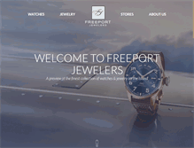 Tablet Screenshot of freeportjewelers.com